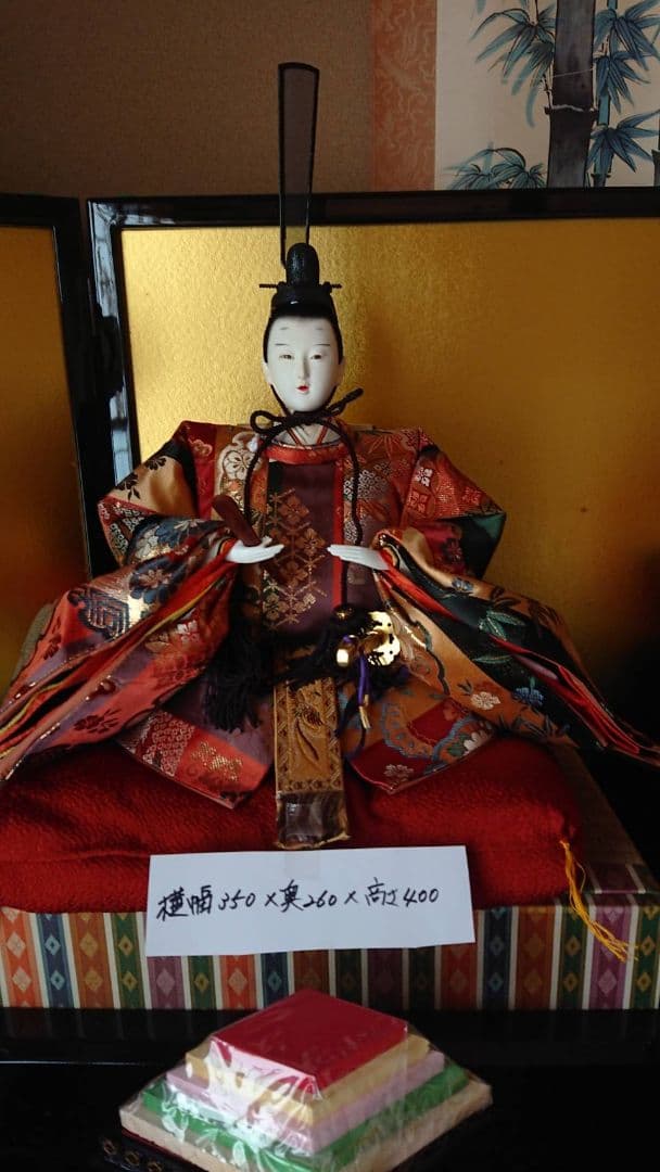 久月 衣裳着 木製三段 十番親王三五官女 お雛様