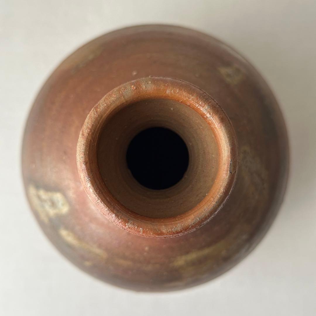 金重道明 備前 花器 徳利花入 共箱