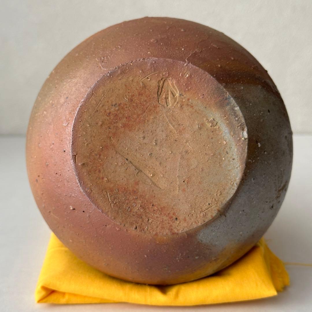 金重道明 備前 花器 徳利花入 共箱