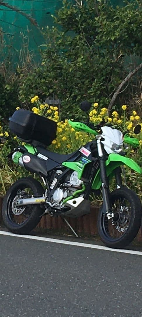 KLX250 17インチホイール 前後セット+ショートスタンド