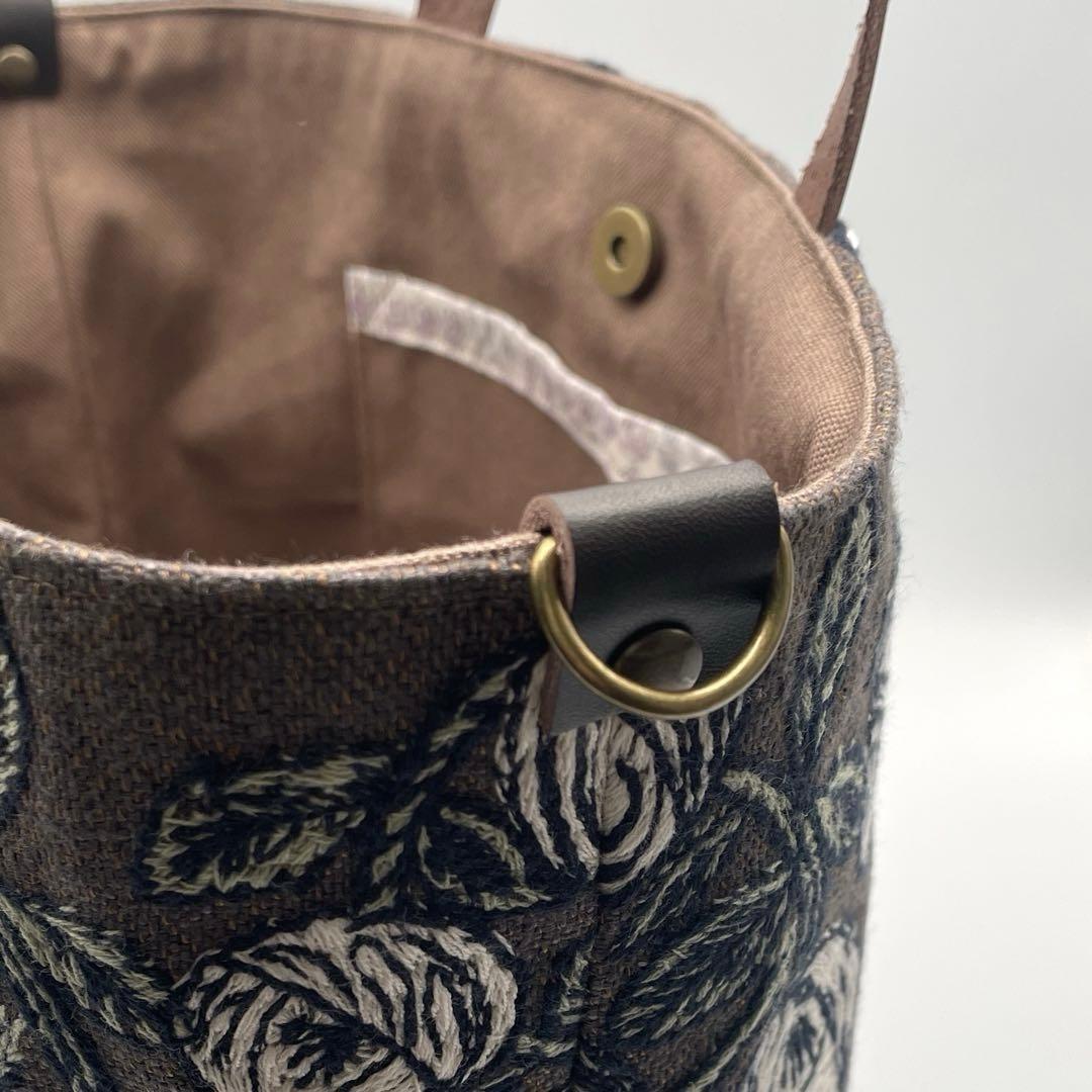 ㊻ミナペルホネン*rosy トートバッグ ハンドメイド