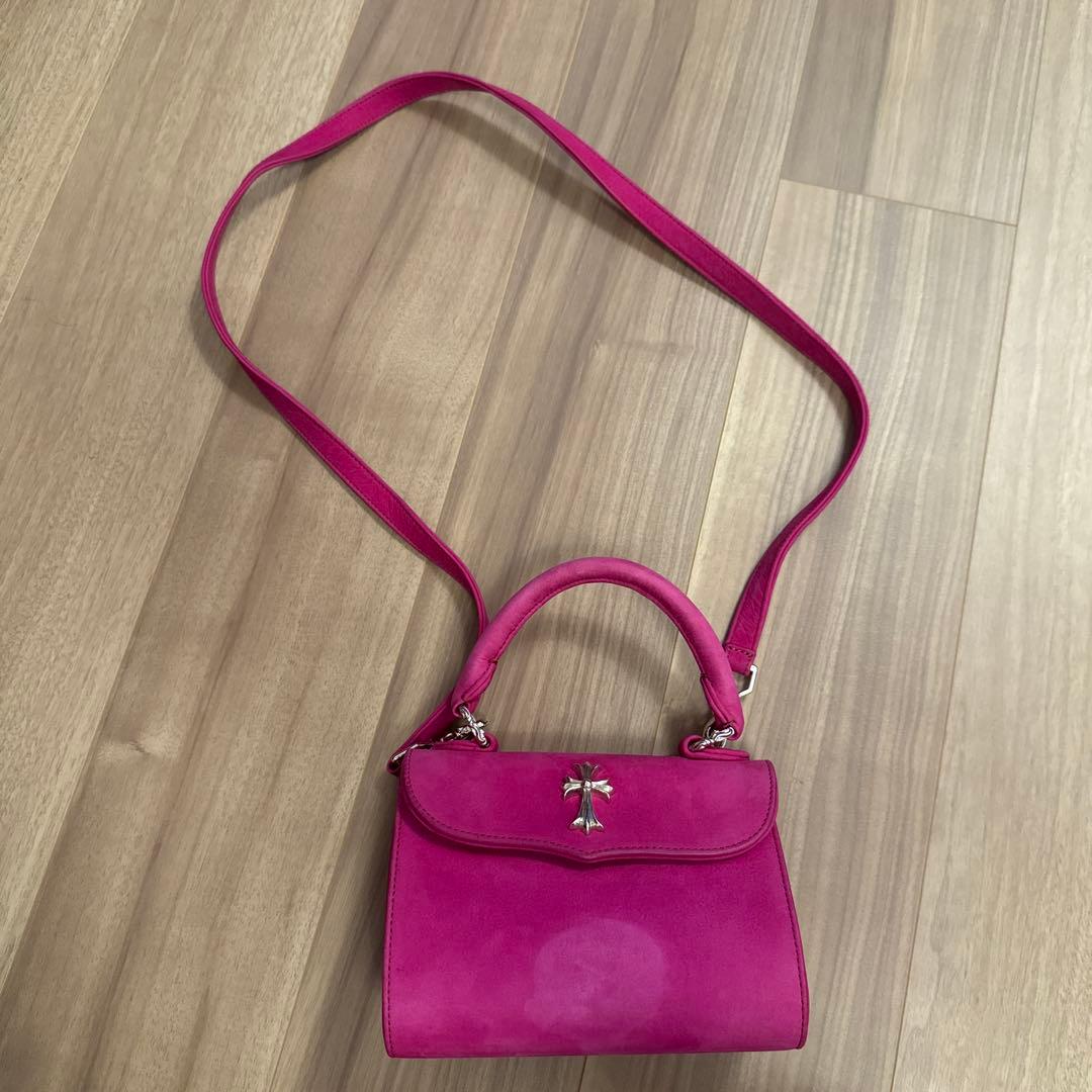 【限定値下げ】CHROME HEARTSクロムハーツ ショルダーバッグ ピンク