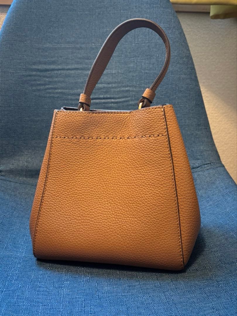 Tory Burch ブラウンレザー ハンドバッグ