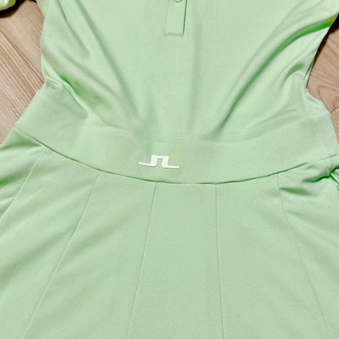 【超美品】ジェイリンドバーグワンピース　ミントグリーン　XS インナーパンツ付き