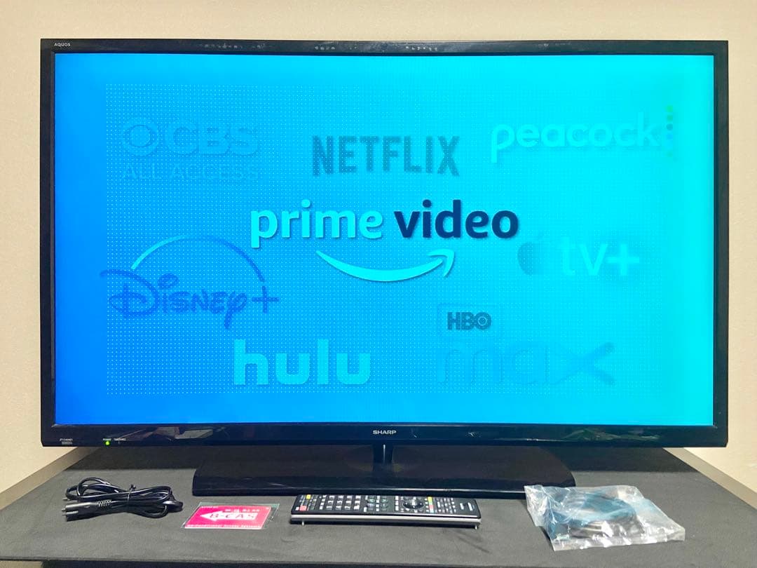 2018年製 SHARP AQUOS 40V型 2T-C40AE1｜互換リモコン