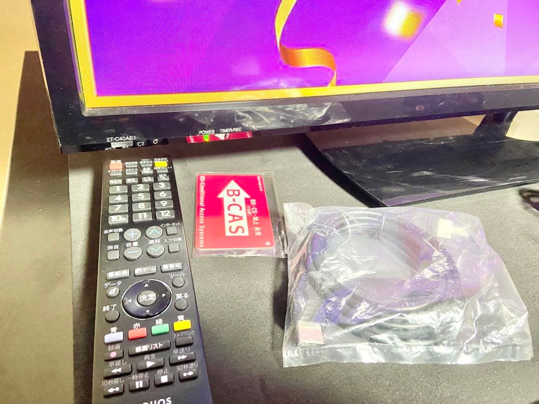 2018年製 SHARP AQUOS 40V型 2T-C40AE1｜互換リモコン