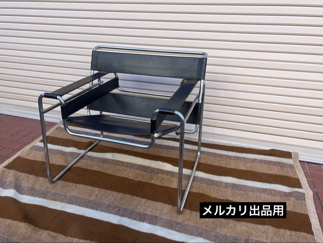 希少 イタリア Gavina ワシリーチェア マルセルブロイヤー 本革