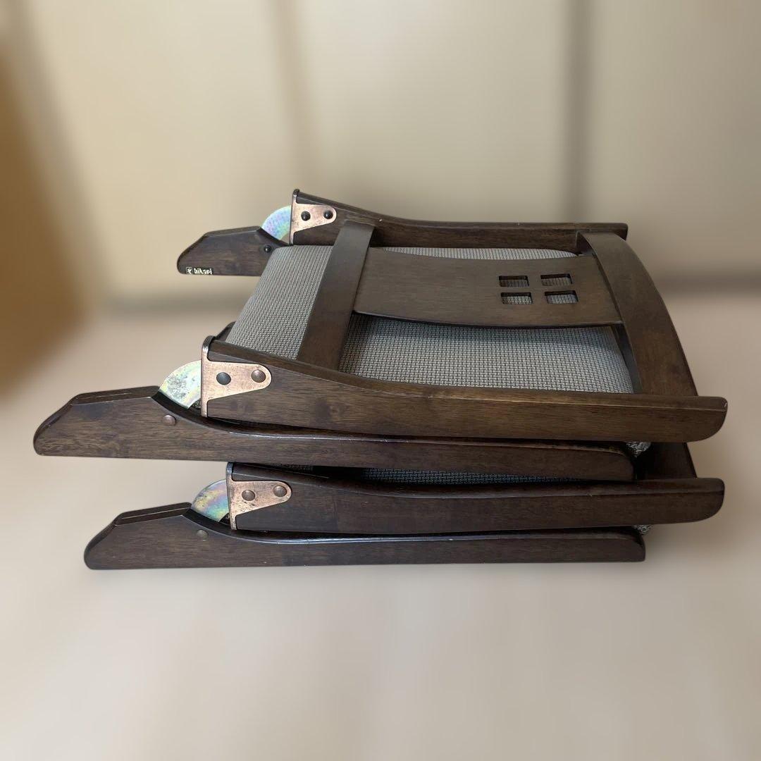 #798 光製作所　HIKARI 座椅子　折りたたみ　和室　4台セット