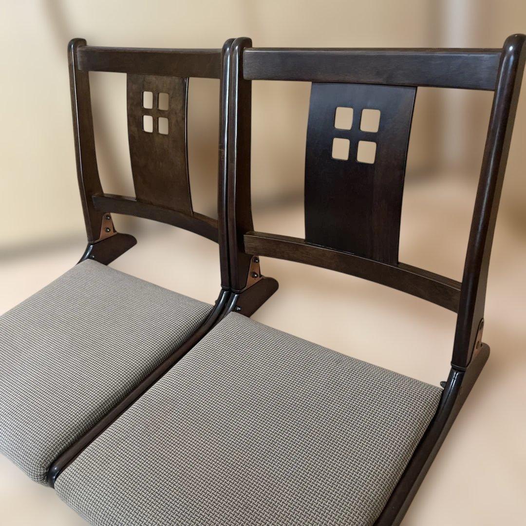 #798 光製作所　HIKARI 座椅子　折りたたみ　和室　4台セット