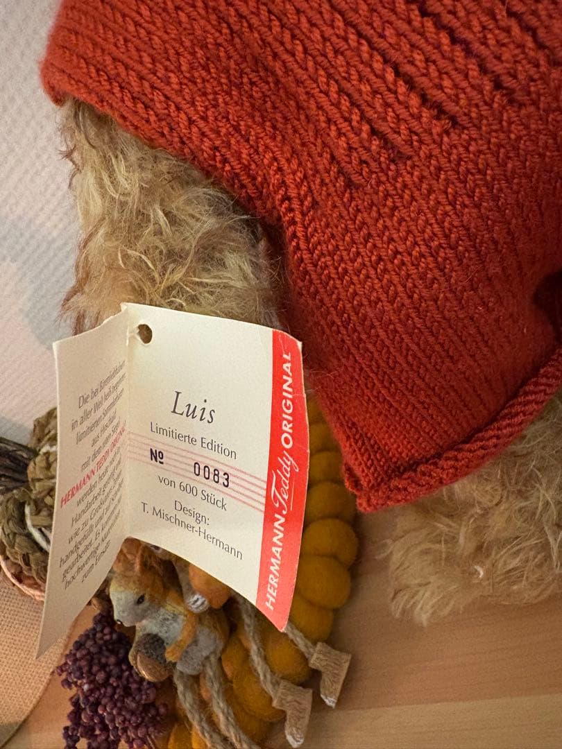 Hermann ハーマン　テディベア　 タグ付き　限定商品