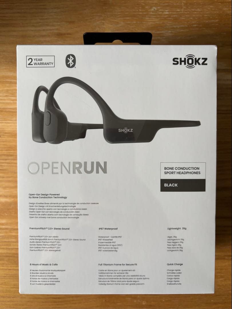 【新品未開封】SHOKZ OPENRUN S803 骨伝導イヤホン ブラック
