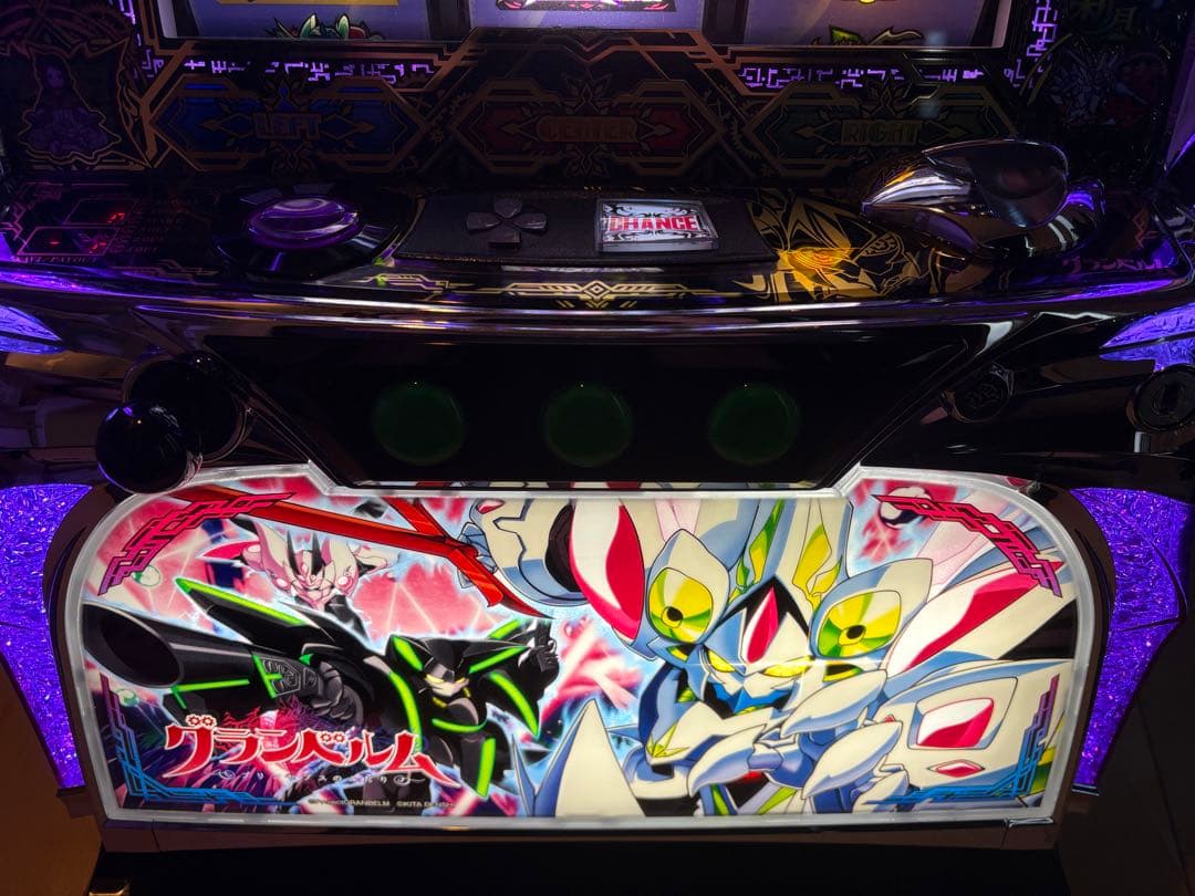 送料込み グランベルム パチスロ実機 不要機付きフルセット イヤホンハーネス付