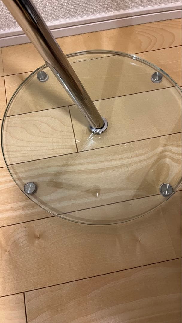 【最終値下げ】Ronald Schmitt　ガラスサイドテーブル