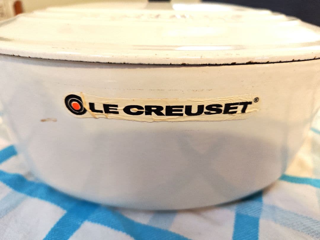 ル・クルーゼ　オバール　ホワイト　25cm