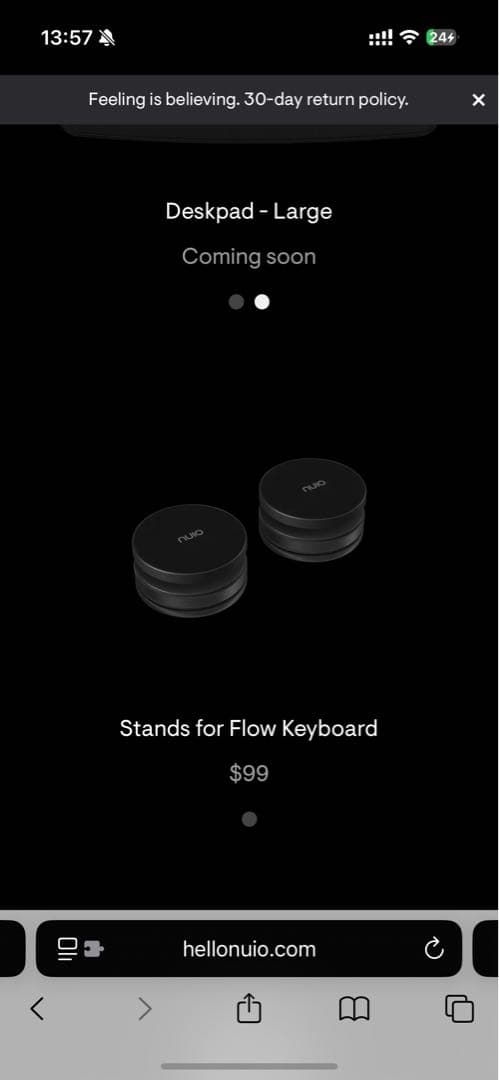 分割キーボード nuio 日本未発売 カスタム付属品セット