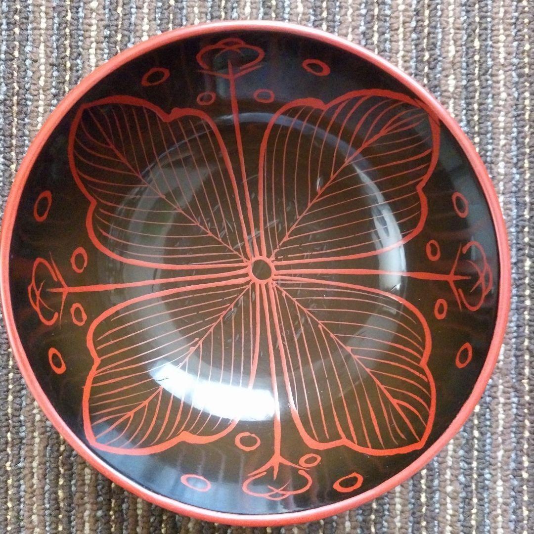 吉野塗　木製漆器　蓋付椀／汁椀／煮物椀　４客セット