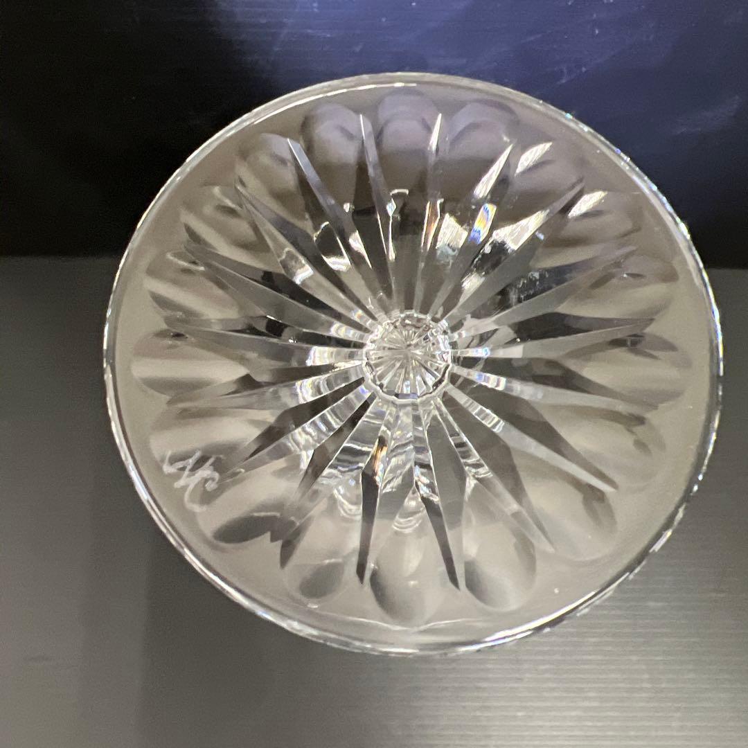 マイセン　クリスタルシャンパングラス　高さ22.5㎝　東Y7-1128☆1F