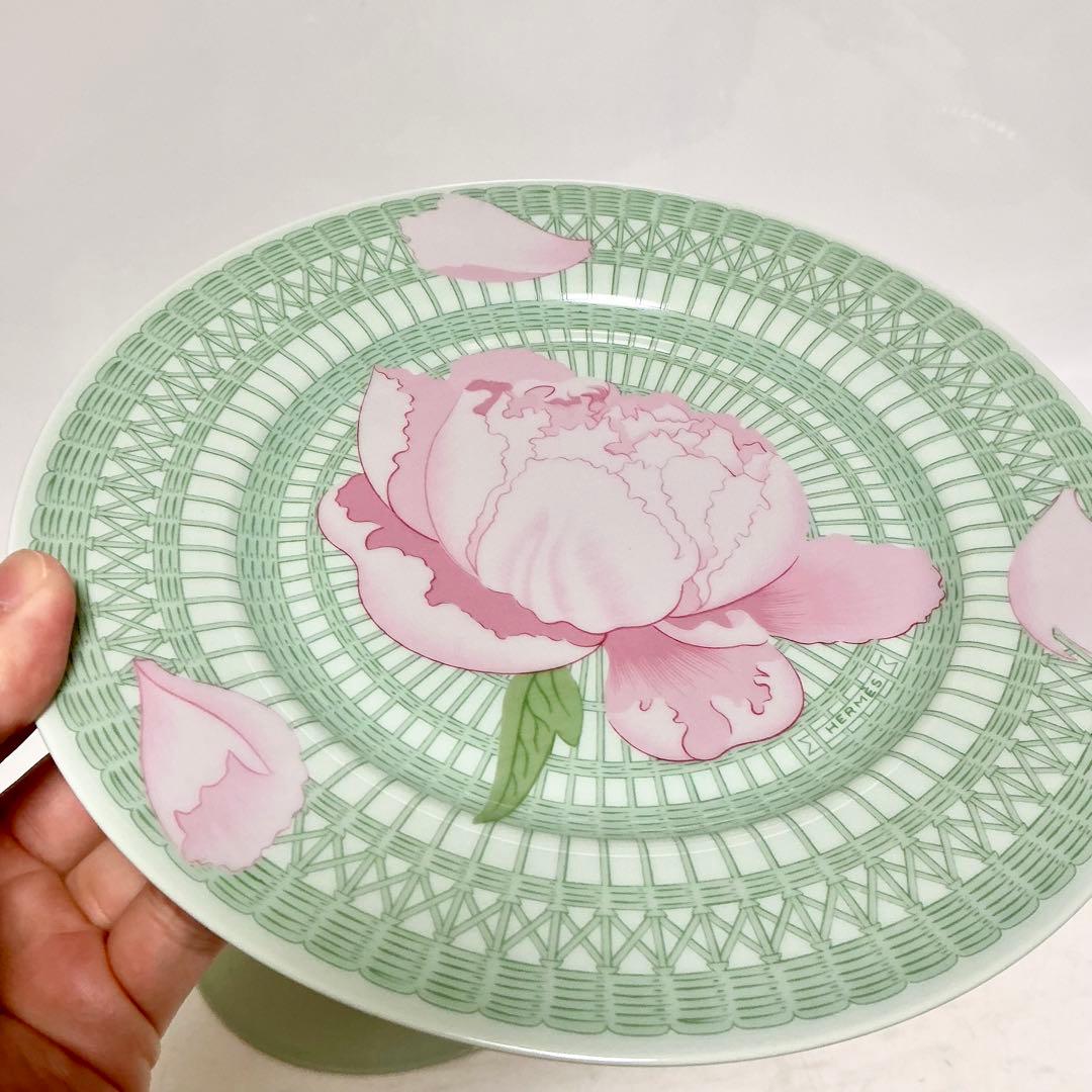 HERMES ピヴォワンヌ　Pivoines Roses ピオニー花柄皿 セット