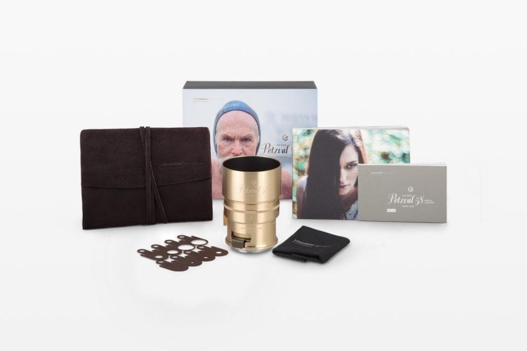 New Petzval 58 ボケコントロール 真鍮ゴールド EFマウント