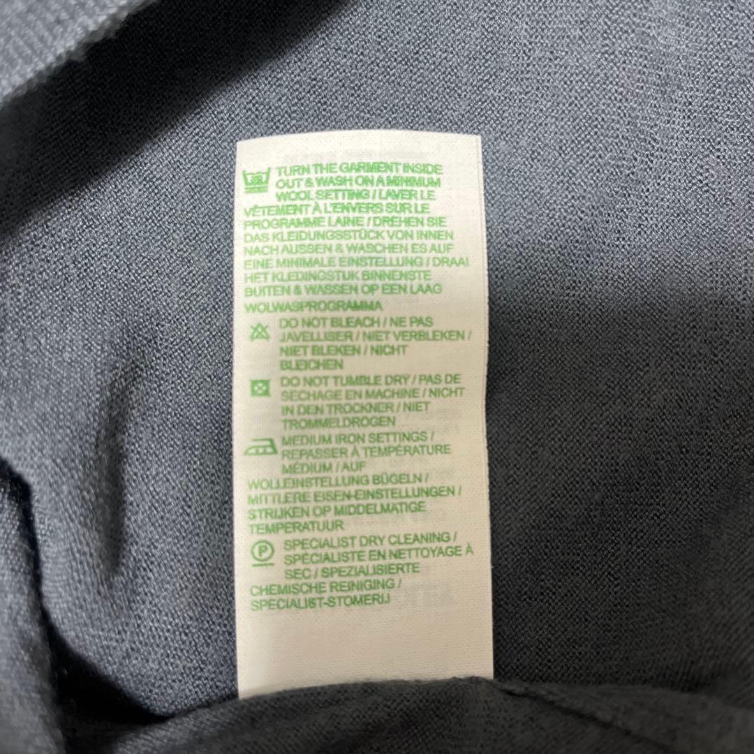 着用少　美品　JOHN SMEDLEY タートルネックセーター Lサイズ グレー