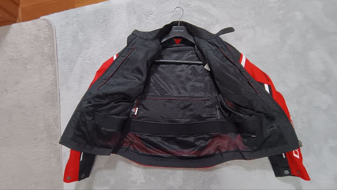 Dainese バイク用ジャケット 赤/黒　48