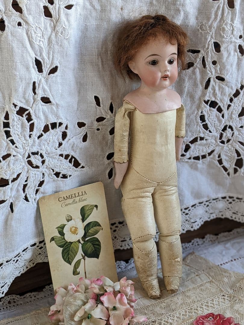 【c】アンティークビスクドール　ケストナー　約28cm