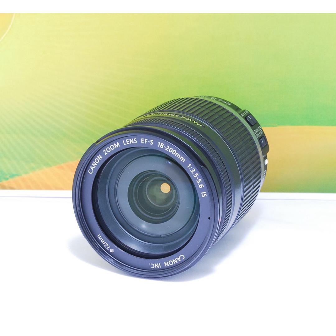 超便利レンズ✨Canon EF-S 18-200mm IS 手ぶれ補正 美品