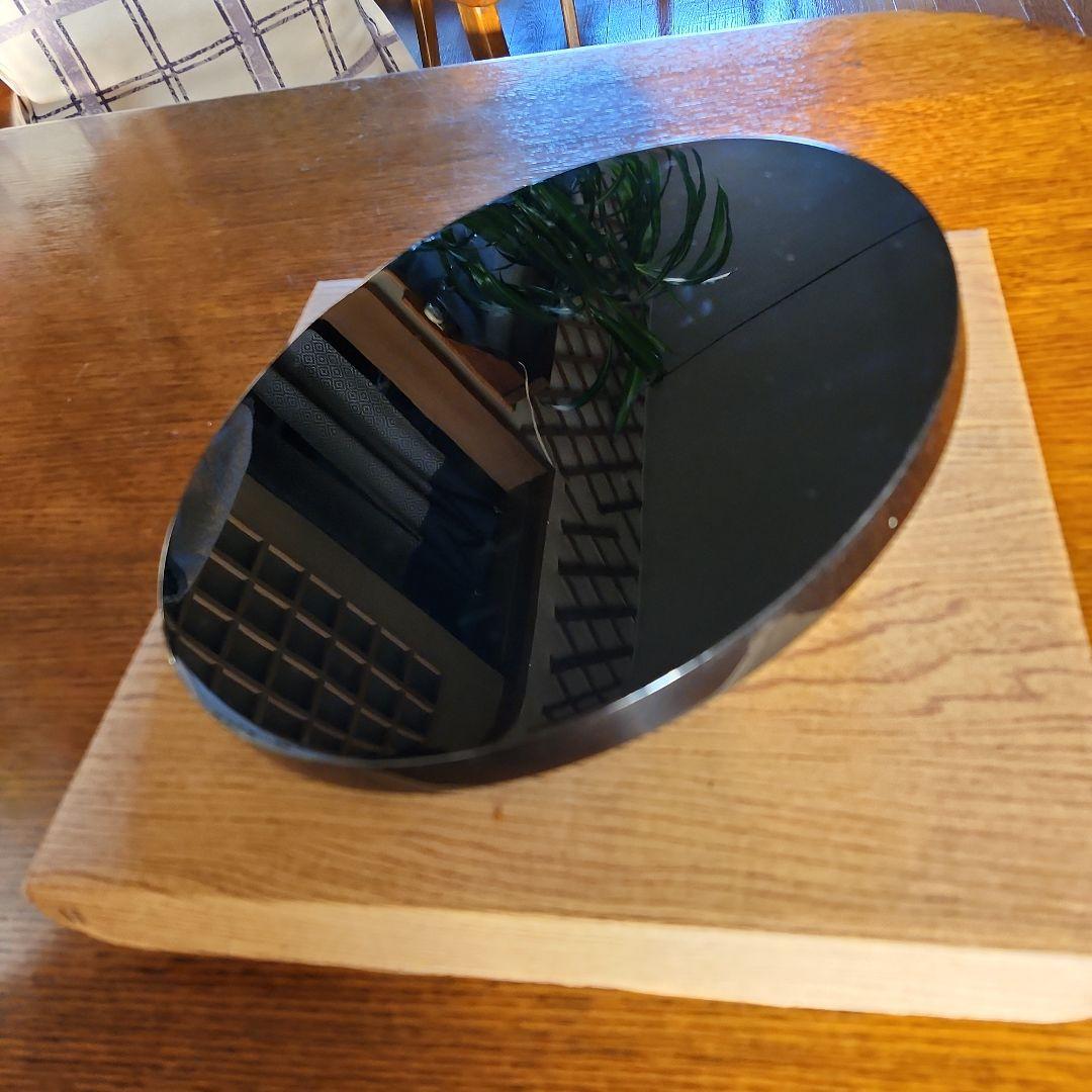 茶道具　真塗　丸小板　未使用新品