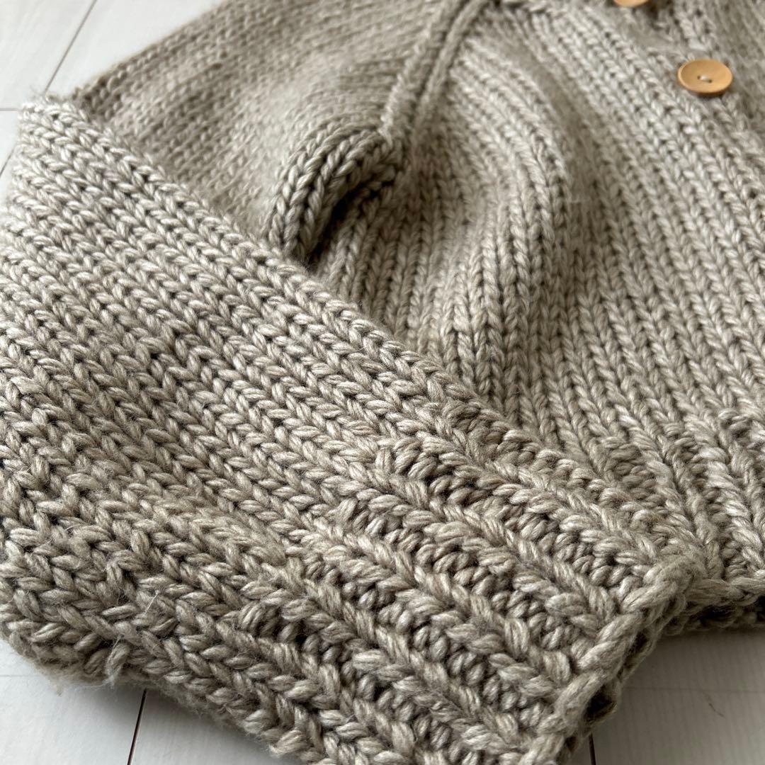 isook ハンドニットカーディガン