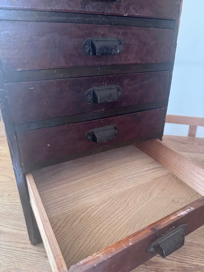 アンティーク引き出し棚 33×57×34