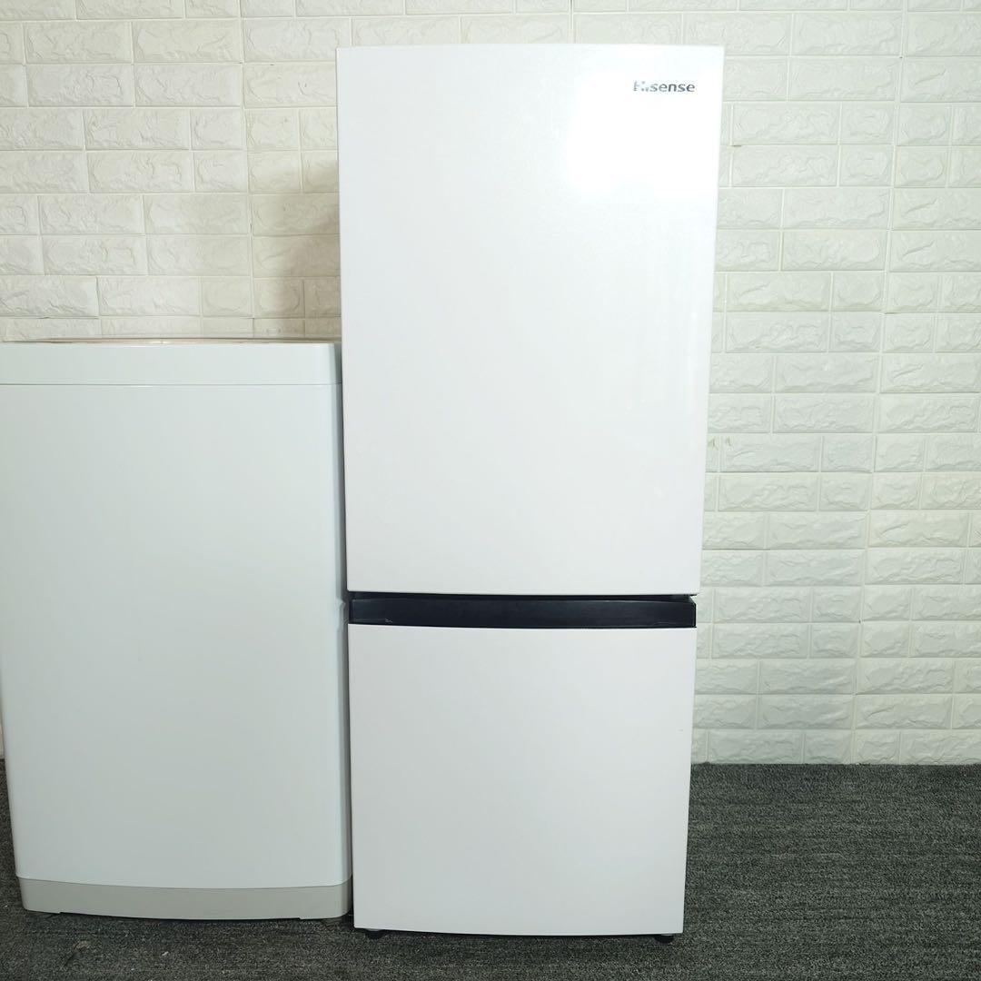 生活家電 2点セット 冷蔵庫 154L 洗濯機 6kg 1人暮しD114