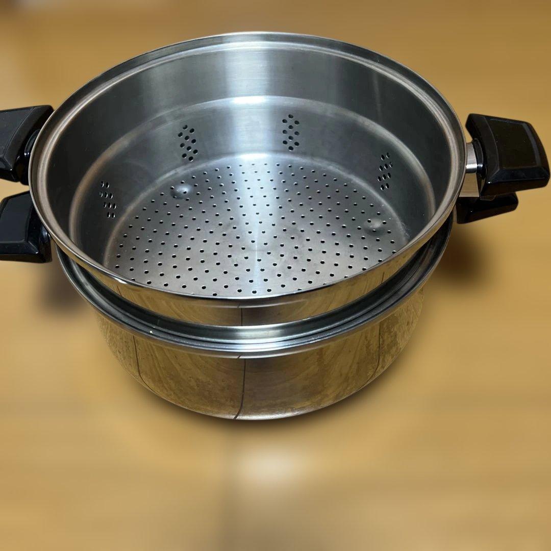 ロイヤルクィーン ステンレス鍋・蒸し器セット