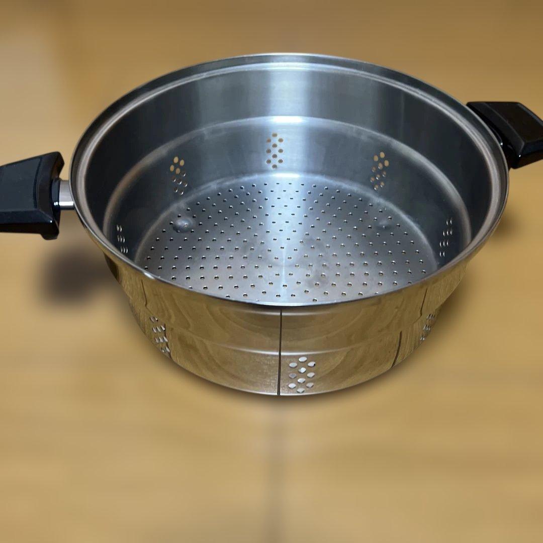 ロイヤルクィーン ステンレス鍋・蒸し器セット