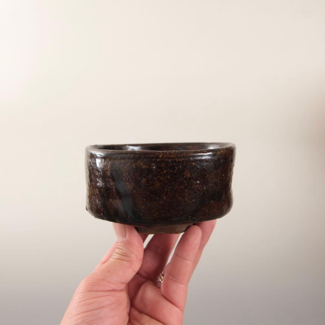 祖母懐印 志戸呂焼 半筒 茶碗 茶道具 古美術 古道具 アンティーク