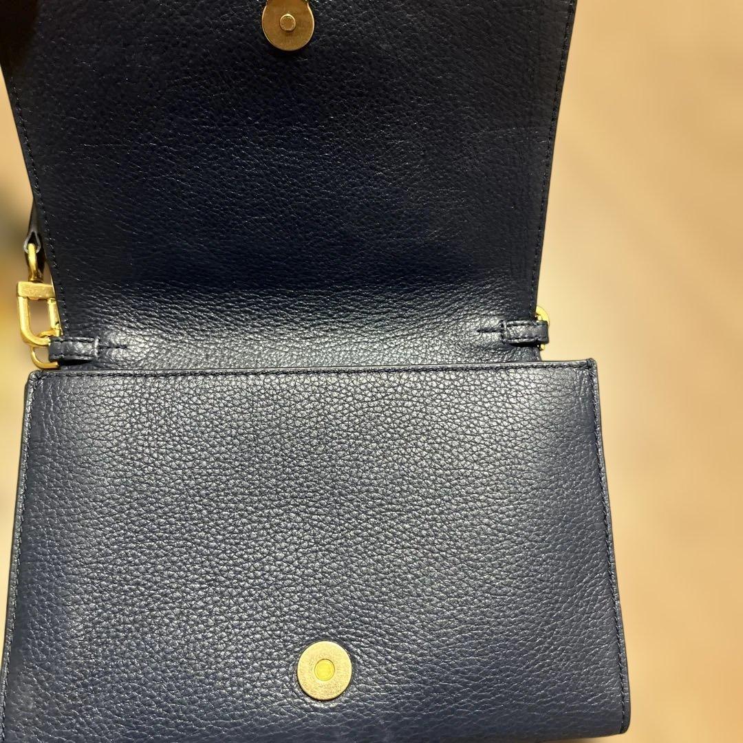 Tory Burch ネイビー ショルダーバッグ
