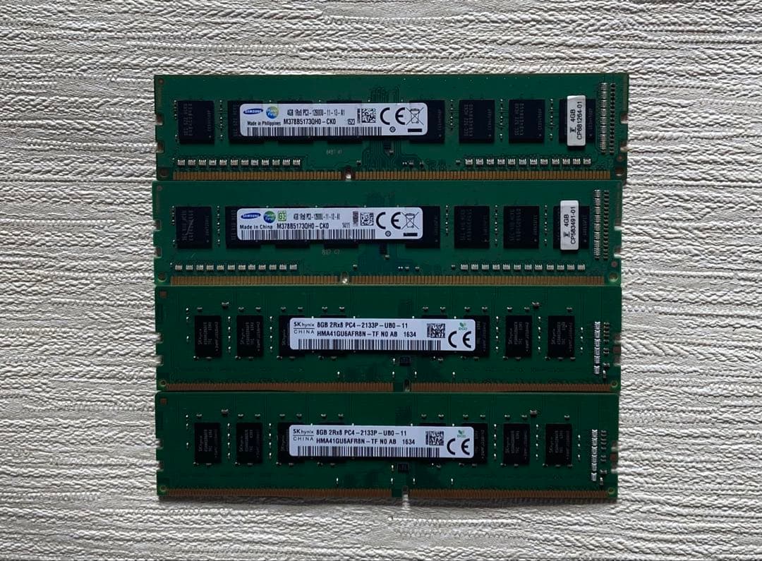 マザーボード2枚 450W電源 メモリ等セット