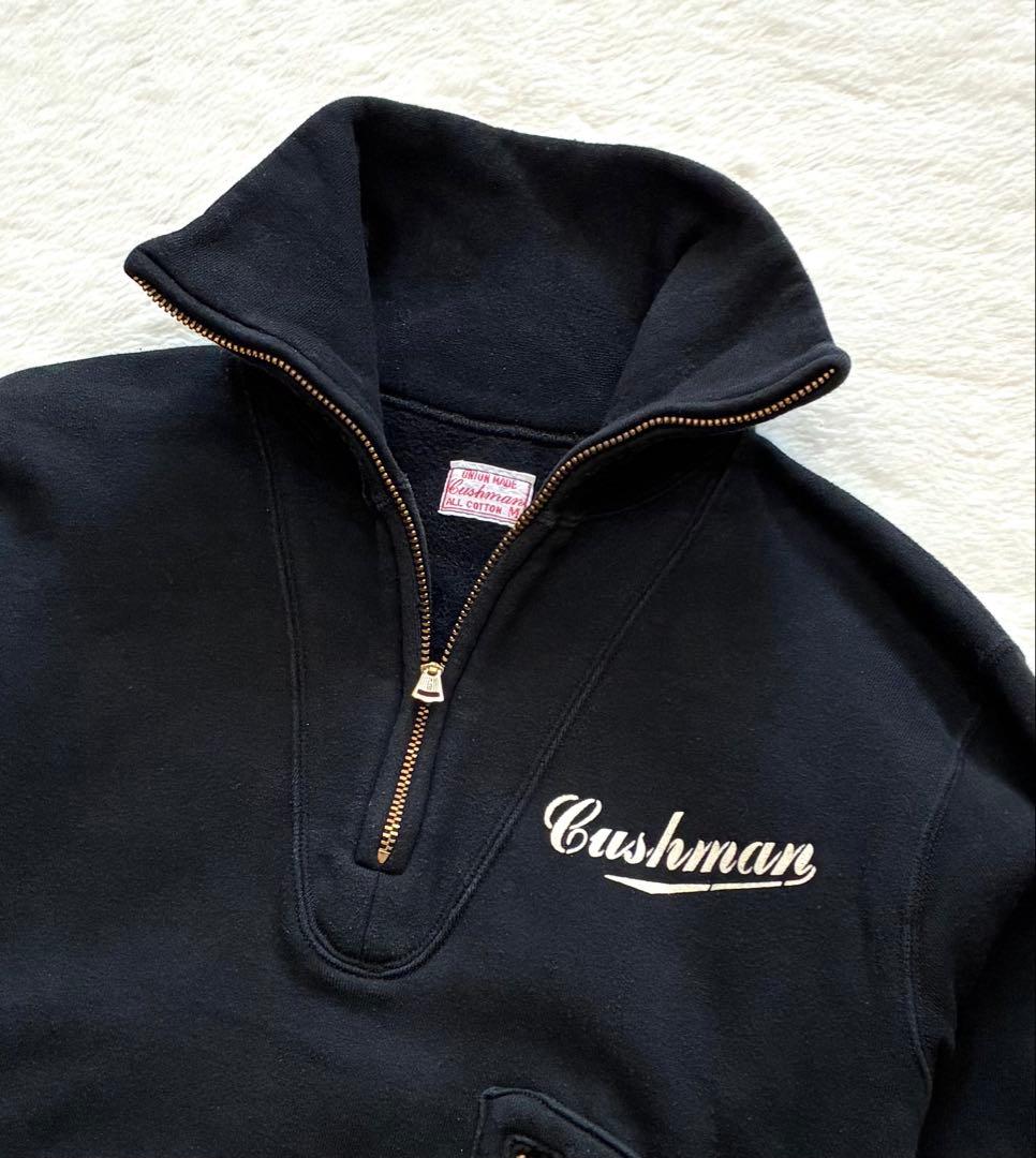 Cushman クッシュマン ハーフジップ スウェット Dポケ M