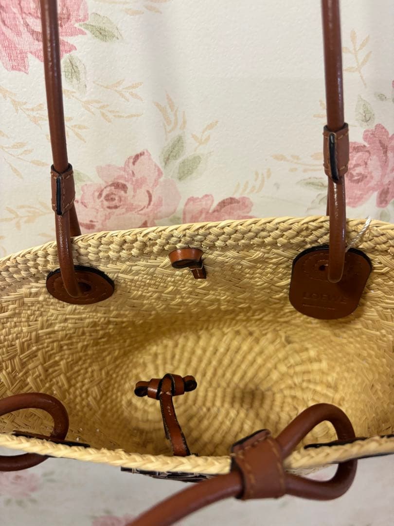御専用♡美品⭐︎LOEWE ロエべ　アナグラム バスケット ミニ　かご