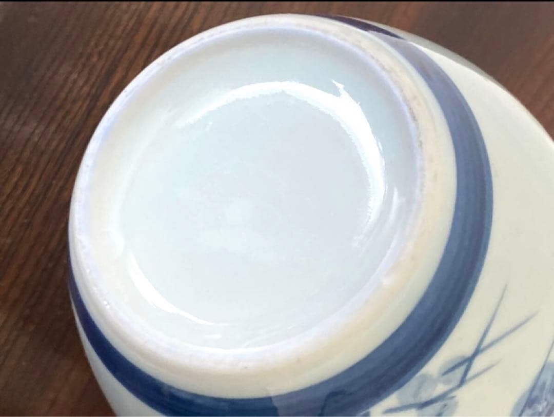 中国美術 手絵青花 梅花花瓶 壺 清代民国骨董 唐物 中国古玩