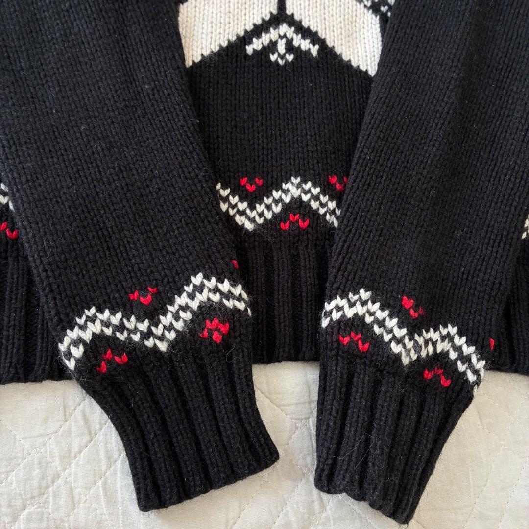 ポロラルフローレン ノルディック カシミヤ混 ニット ブラック