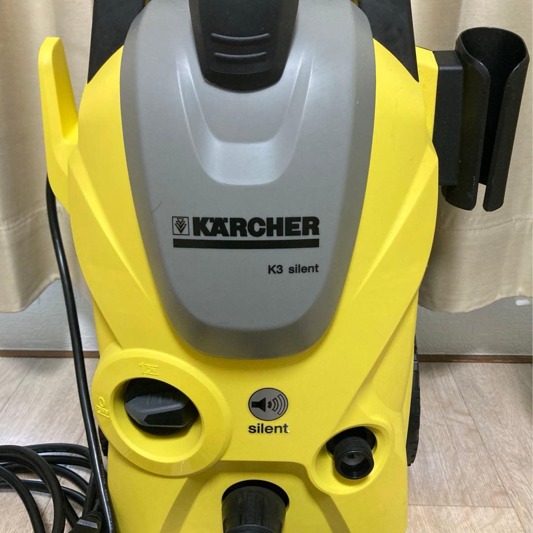 ケルヒャー K3サイレント 高圧洗浄機 本体 デッキクリーナー 自吸用ホース付き