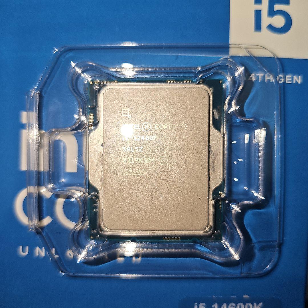 Intel12世代i5 12400f cpuファンセット
