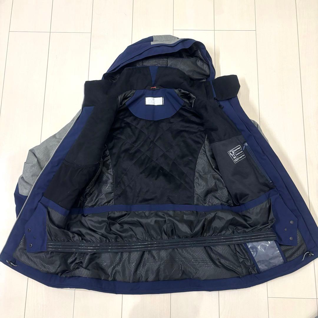 フェニックス レディーススキーウェア上下 ネイビー✖️グレー