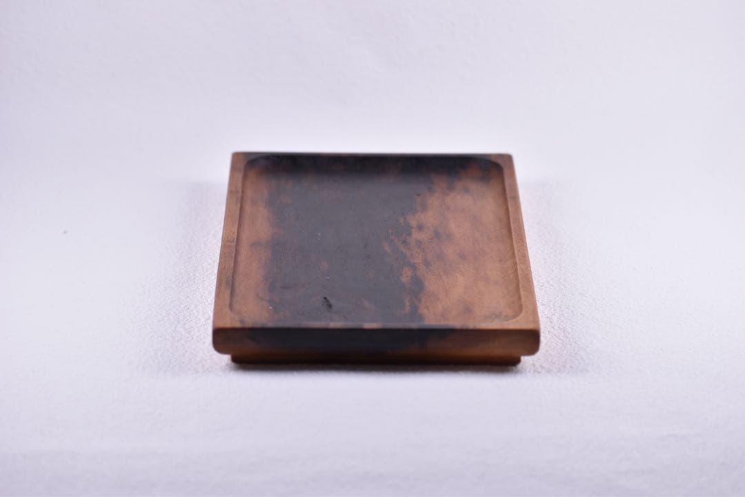 No.322黒柿小豆杢のトレー