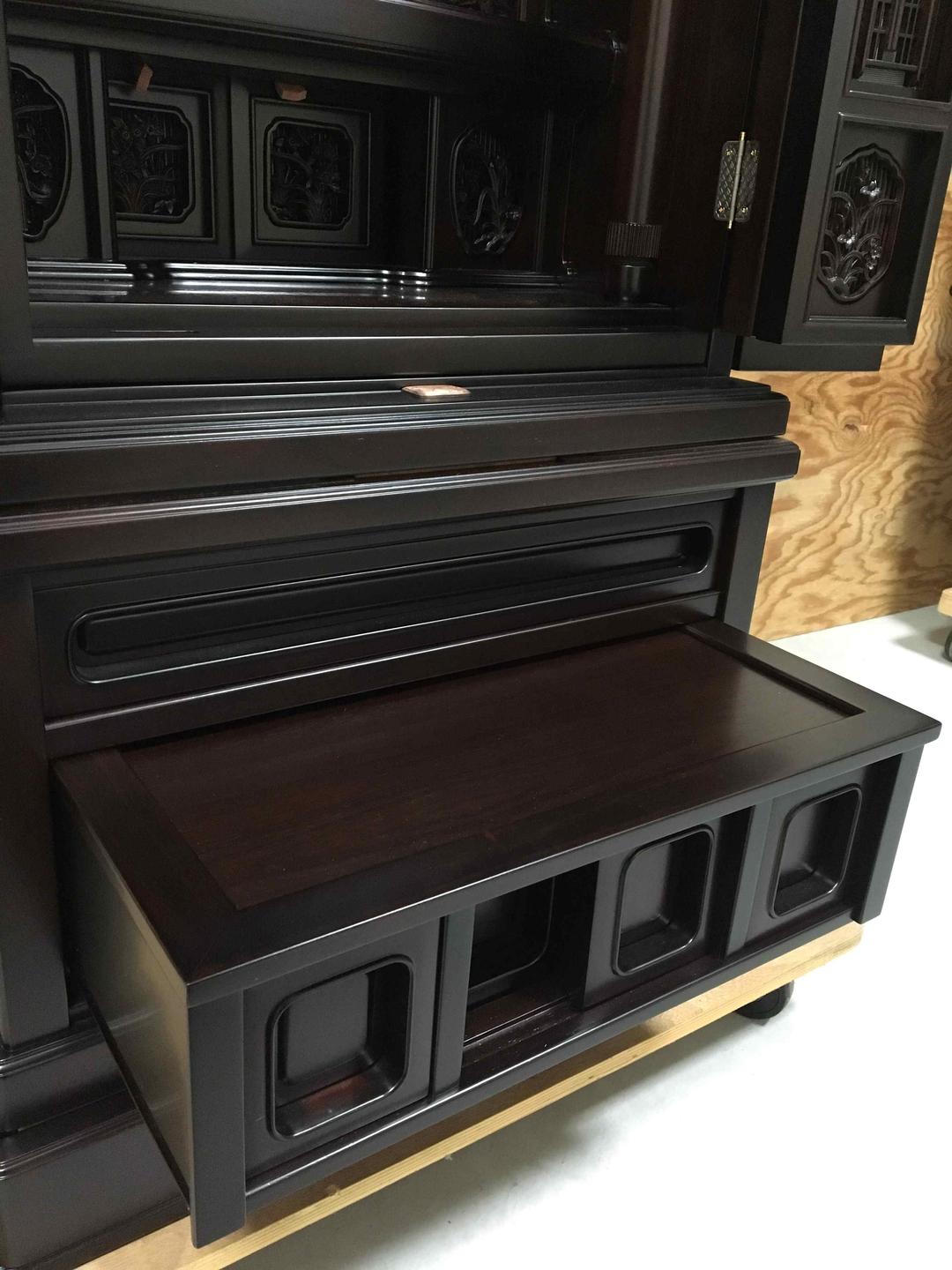 仏壇 紫檀 唐木 18号 サイズ 徳島仏壇