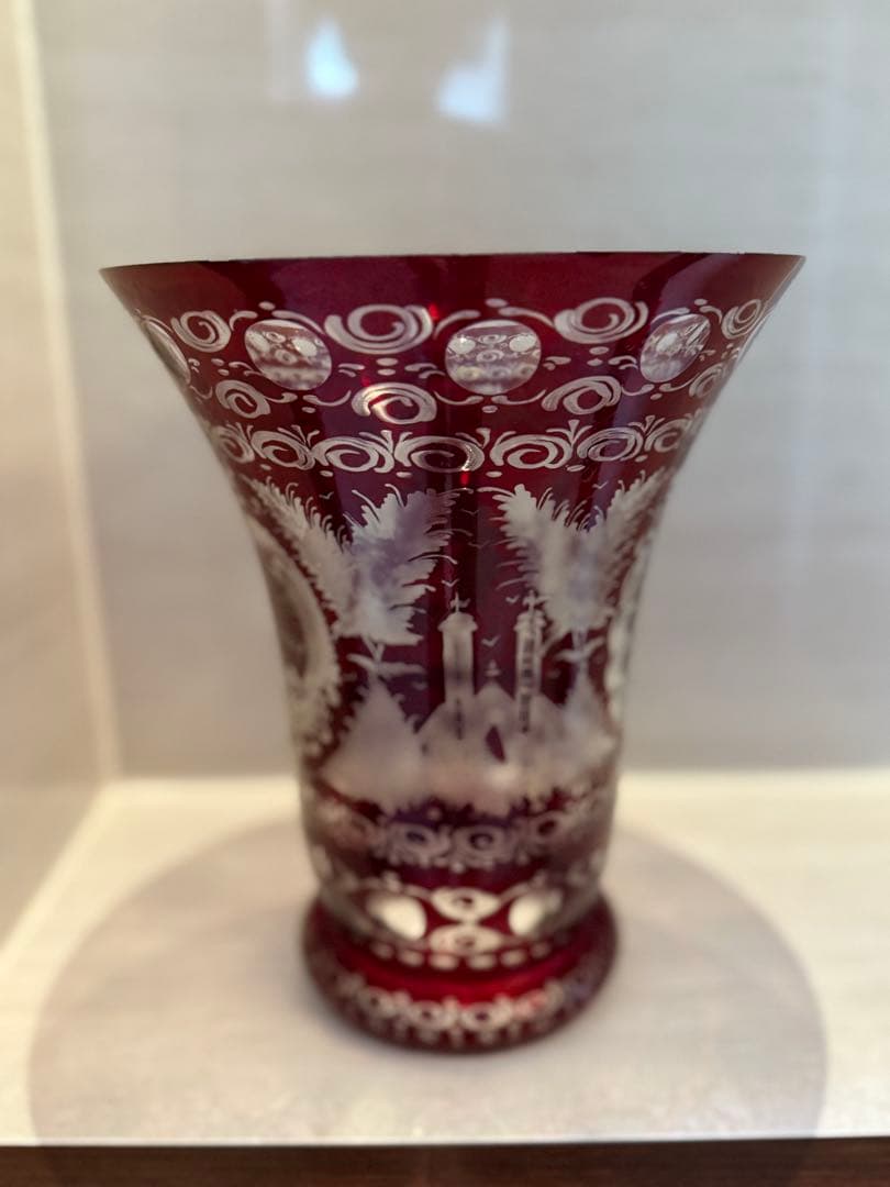 GLASS BOR ボヘミアガラス フラワーベース