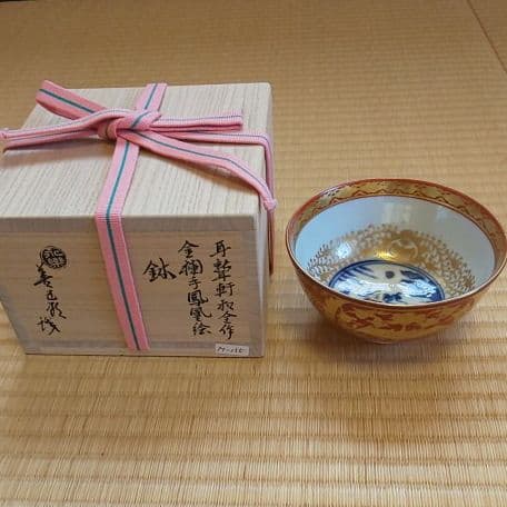 A 108 金蘭手 鳳凰絵 ・ 永楽和全作 ( 未使用品 )