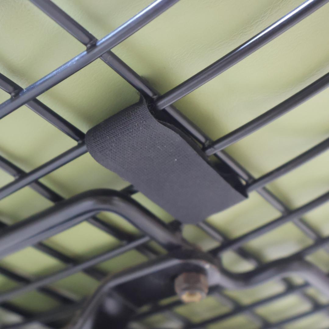 モダニカ ワイヤーチェア ブラック ローリングベース サイドシェル イームズ