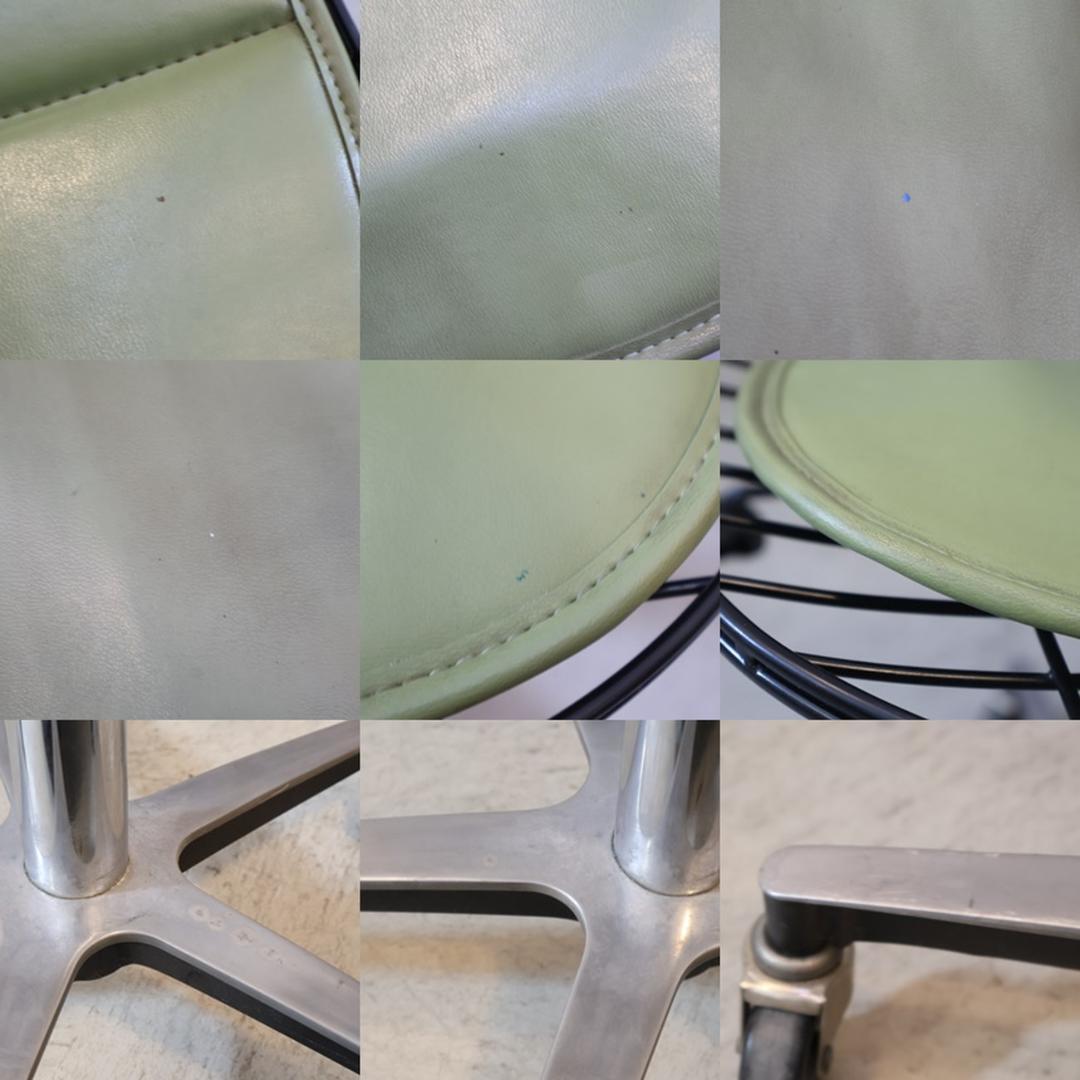 モダニカ ワイヤーチェア ブラック ローリングベース サイドシェル イームズ