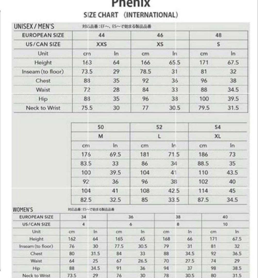 Phenixフェニックス レディース　スキー ウェア
